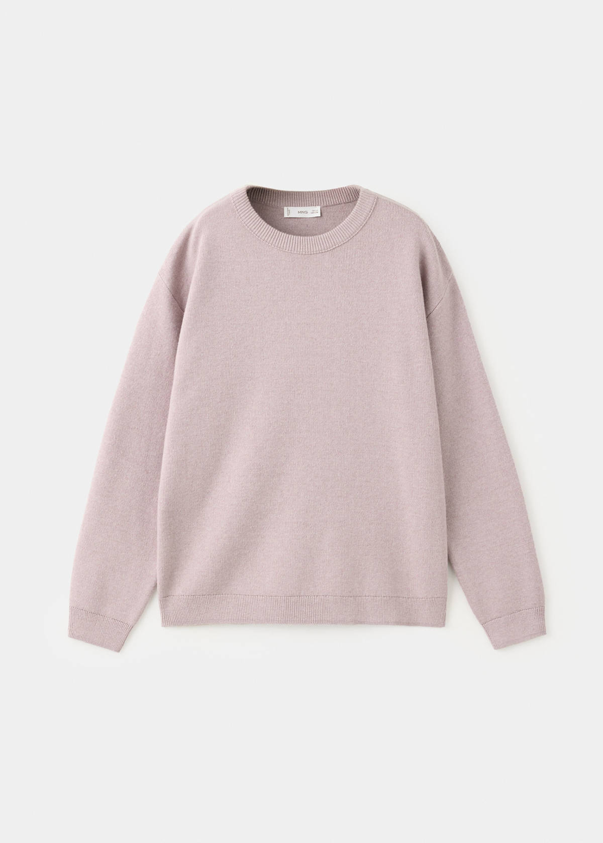 Knitted cotton sweater — Light/Pastel Purple