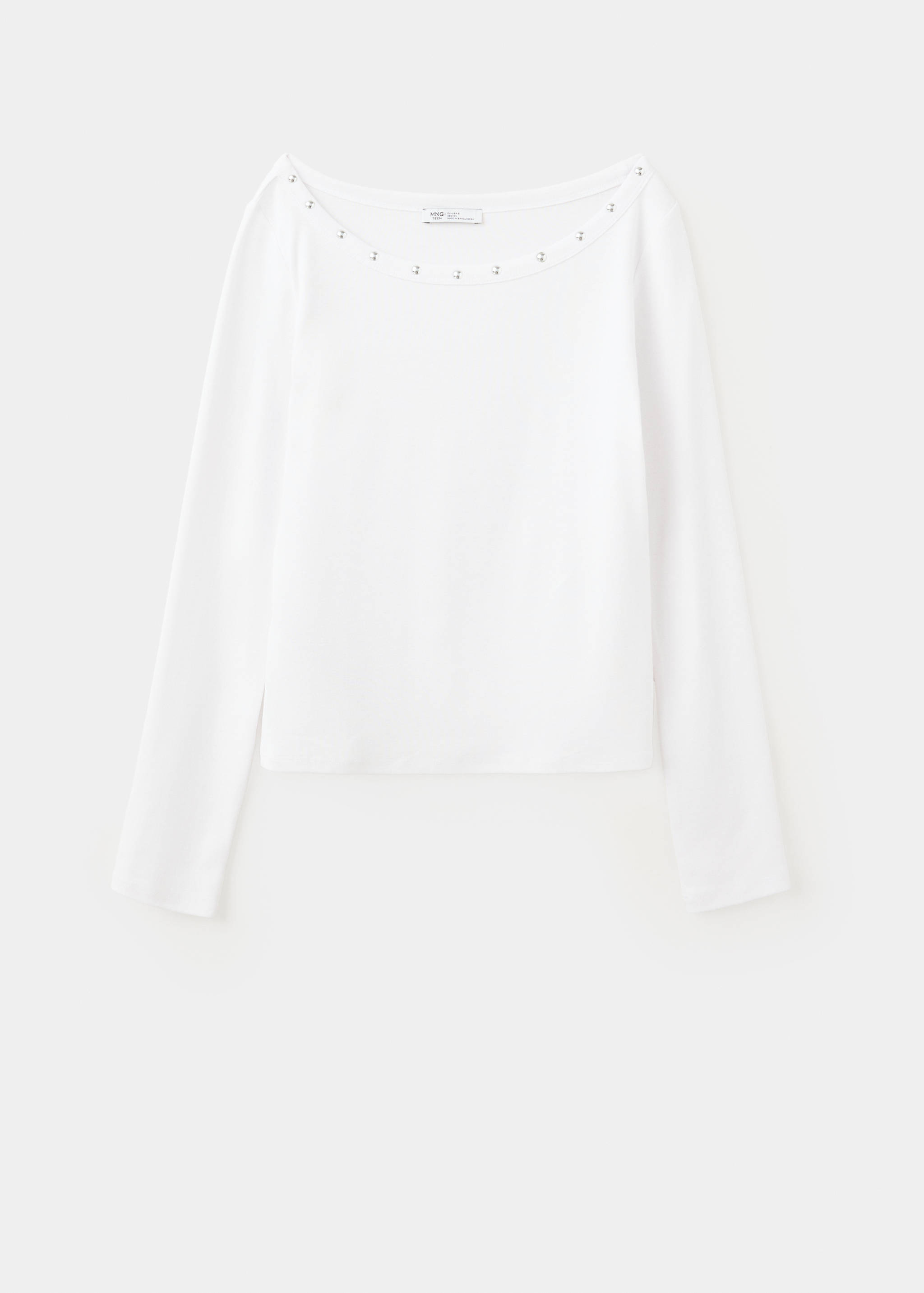 Camiseta cuello barco tachuelas - Artículo sin modelo