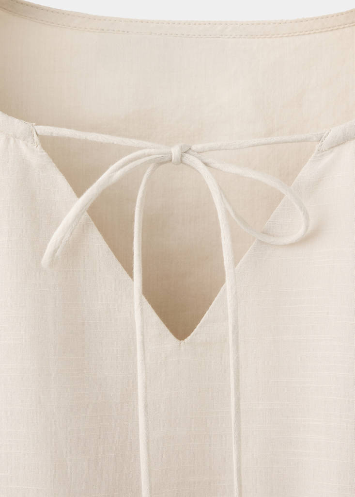 Chiffon blouse with bow - thumbnail 5