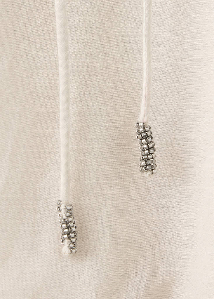 Chiffon blouse with bow - thumbnail 6