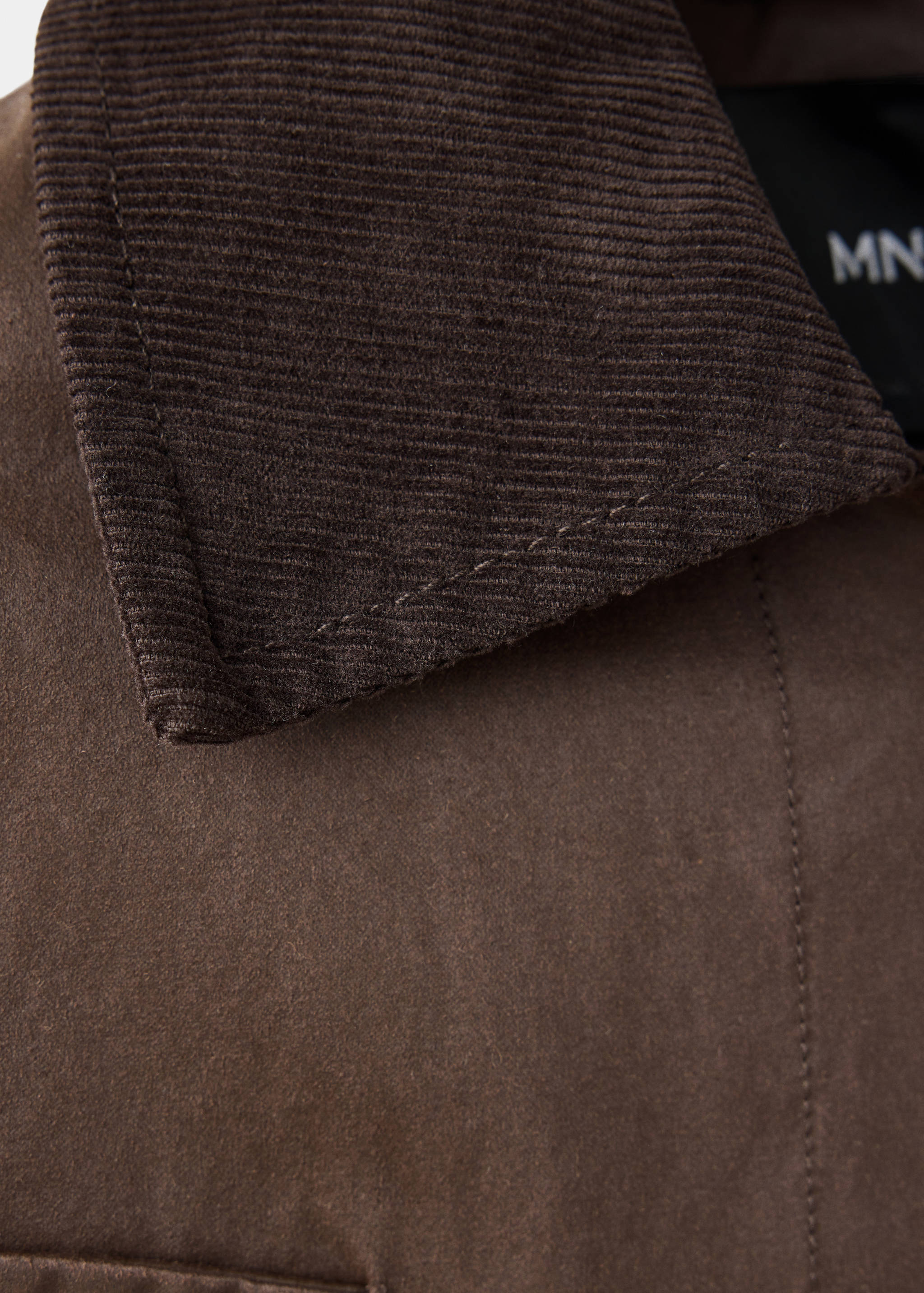 Corduroy collar jacket - Details of the article 0