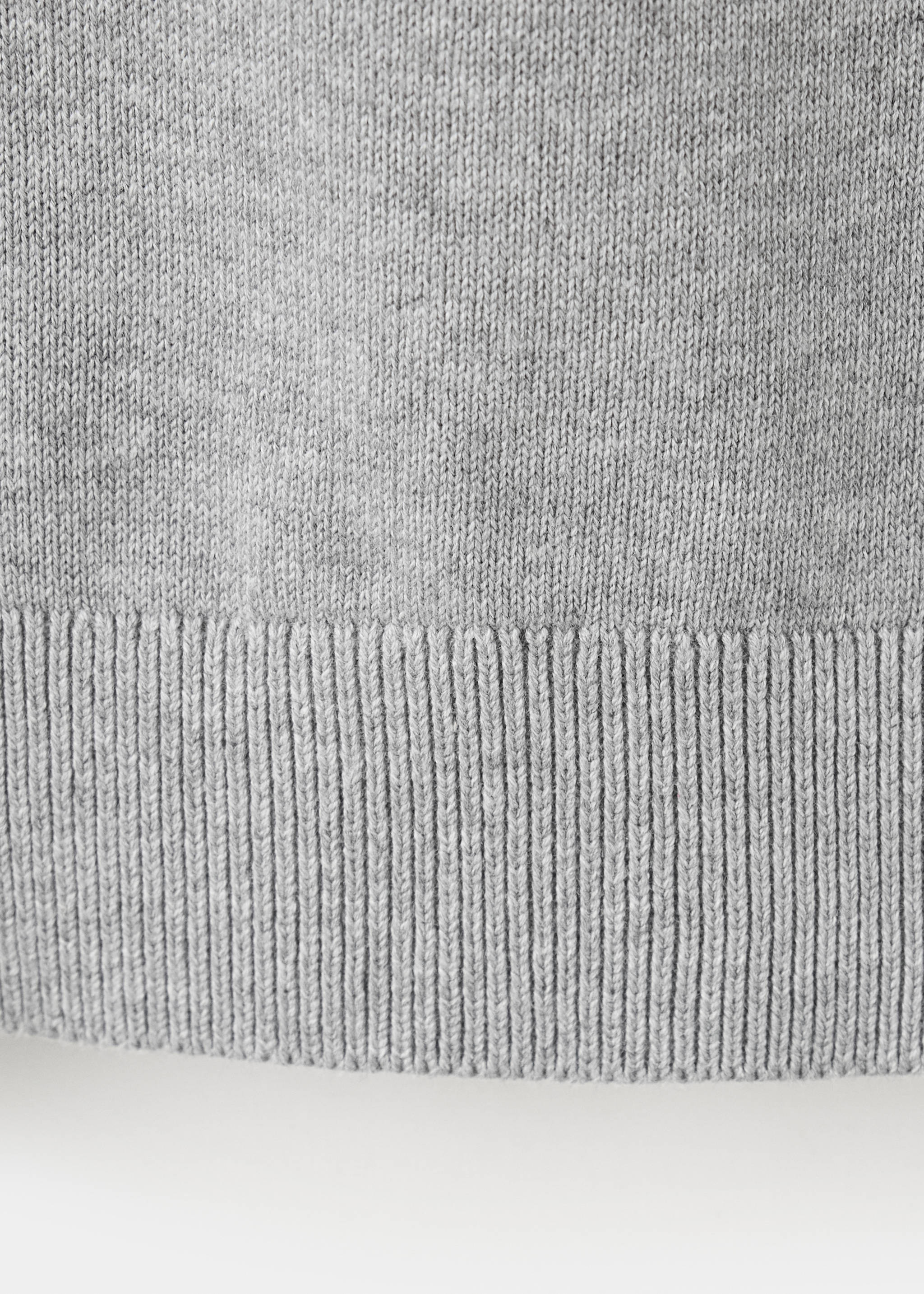 Perkins-neck sweater with zip - Details of the article 0