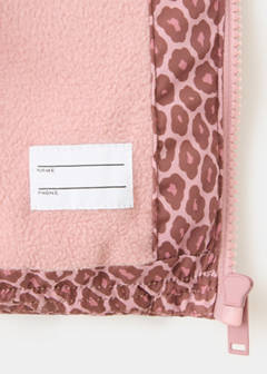 Printed quilted coat — Pink 7