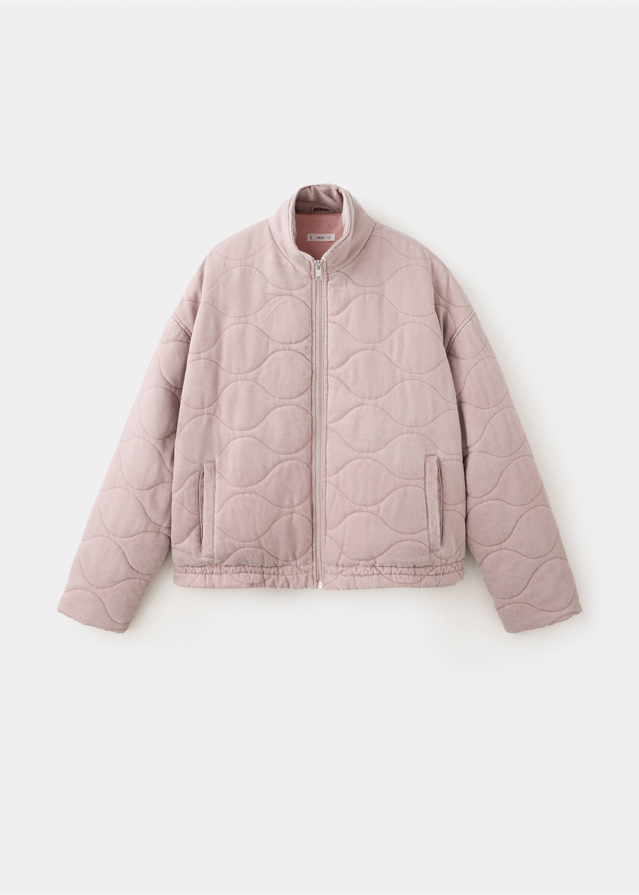Veste oversize détail couture - Article sans modèle, Rose. Ref: 37074799-00.