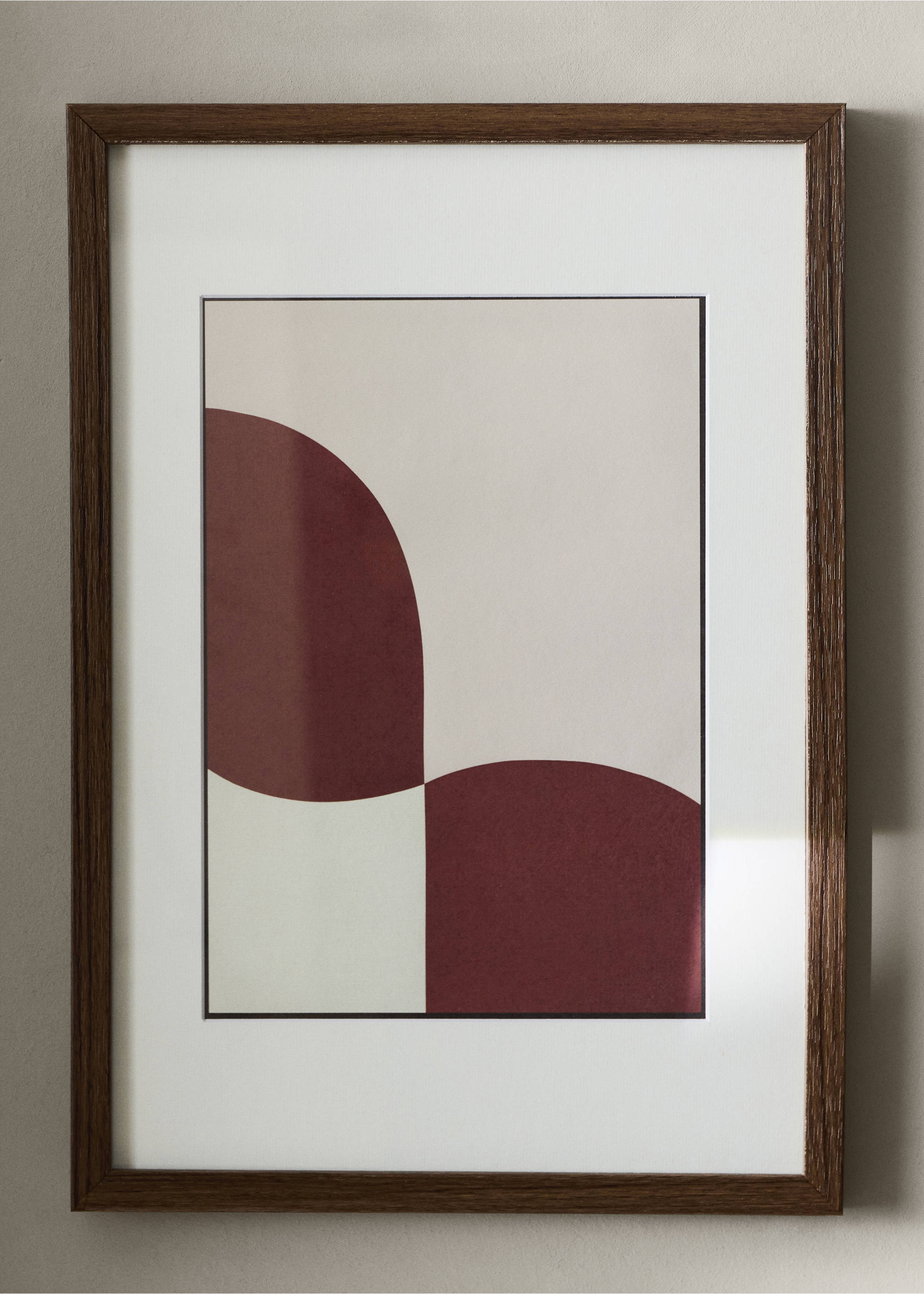 Abstract art canvas - General plane, Off White. Ref: 37074802-00.