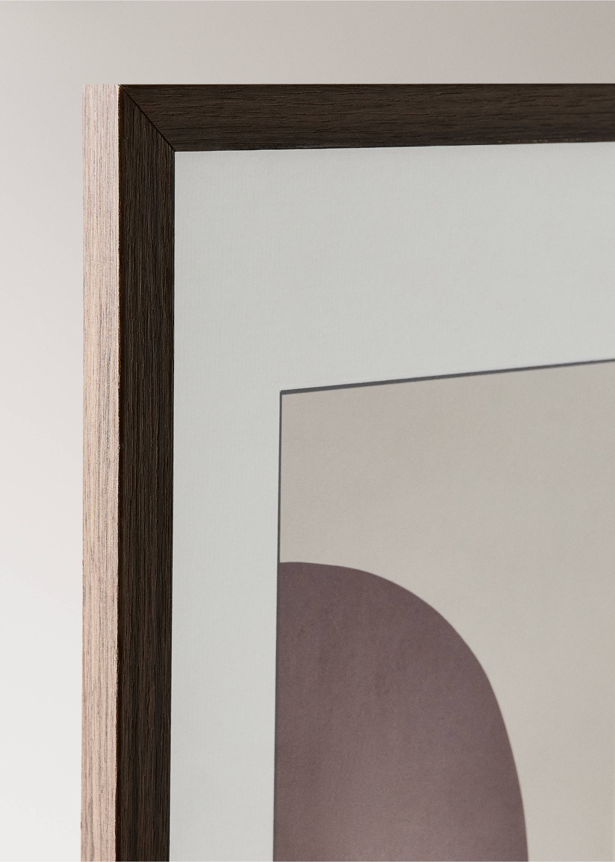 Abstract art canvas - Details of the article 1, Off White. Ref: 37074802-00.
