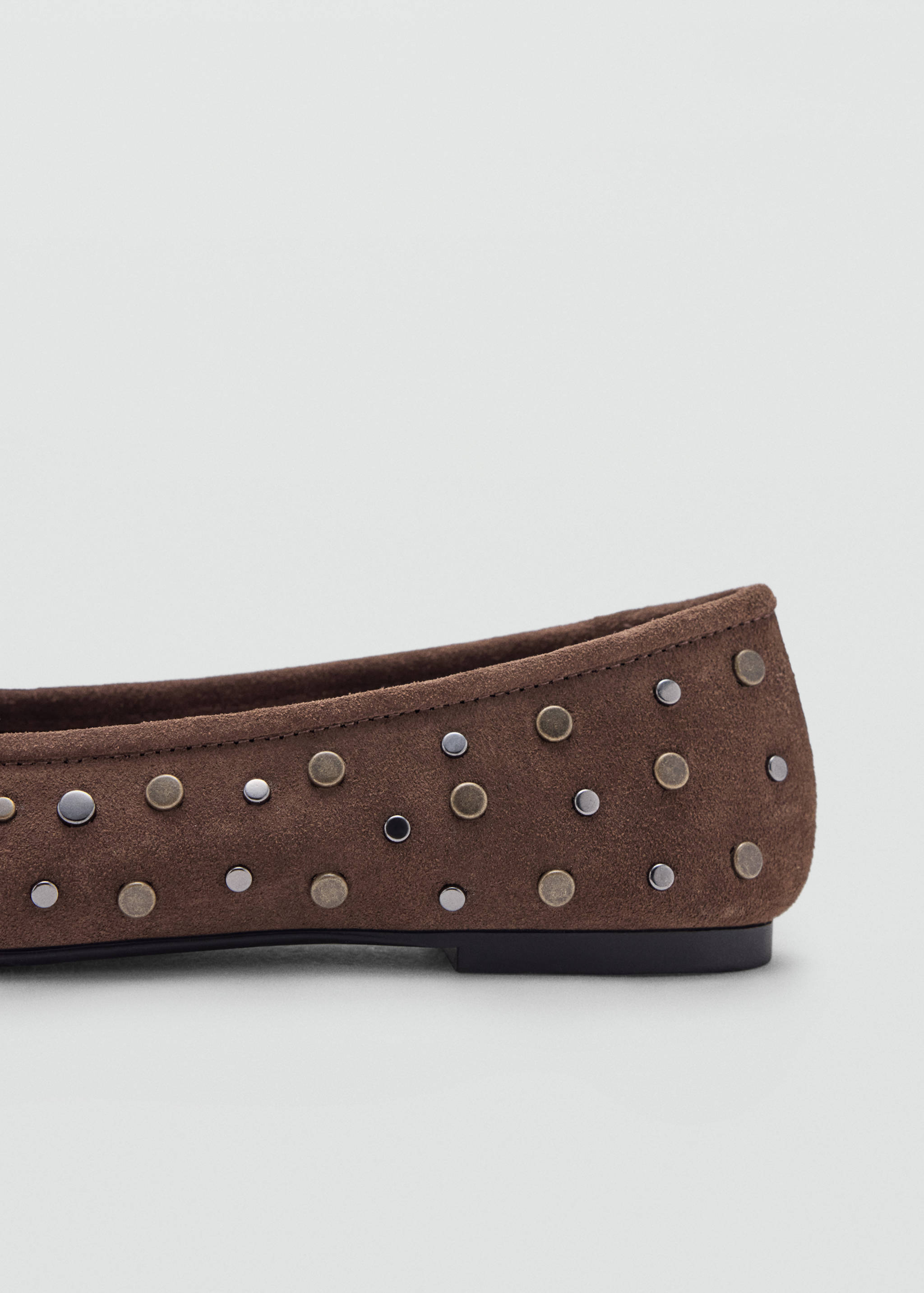Studded leather ballet flats - Details of the article 1