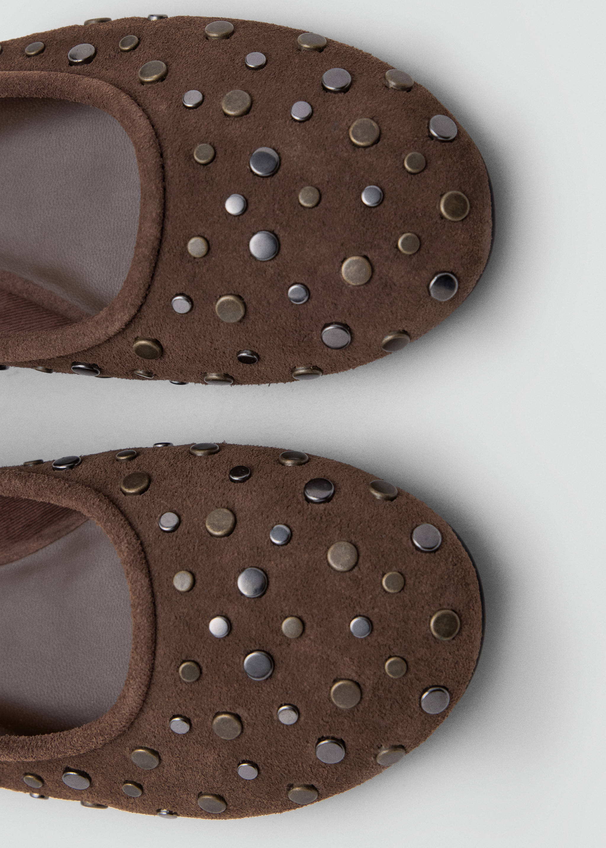 Studded leather ballet flats - Details of the article 2