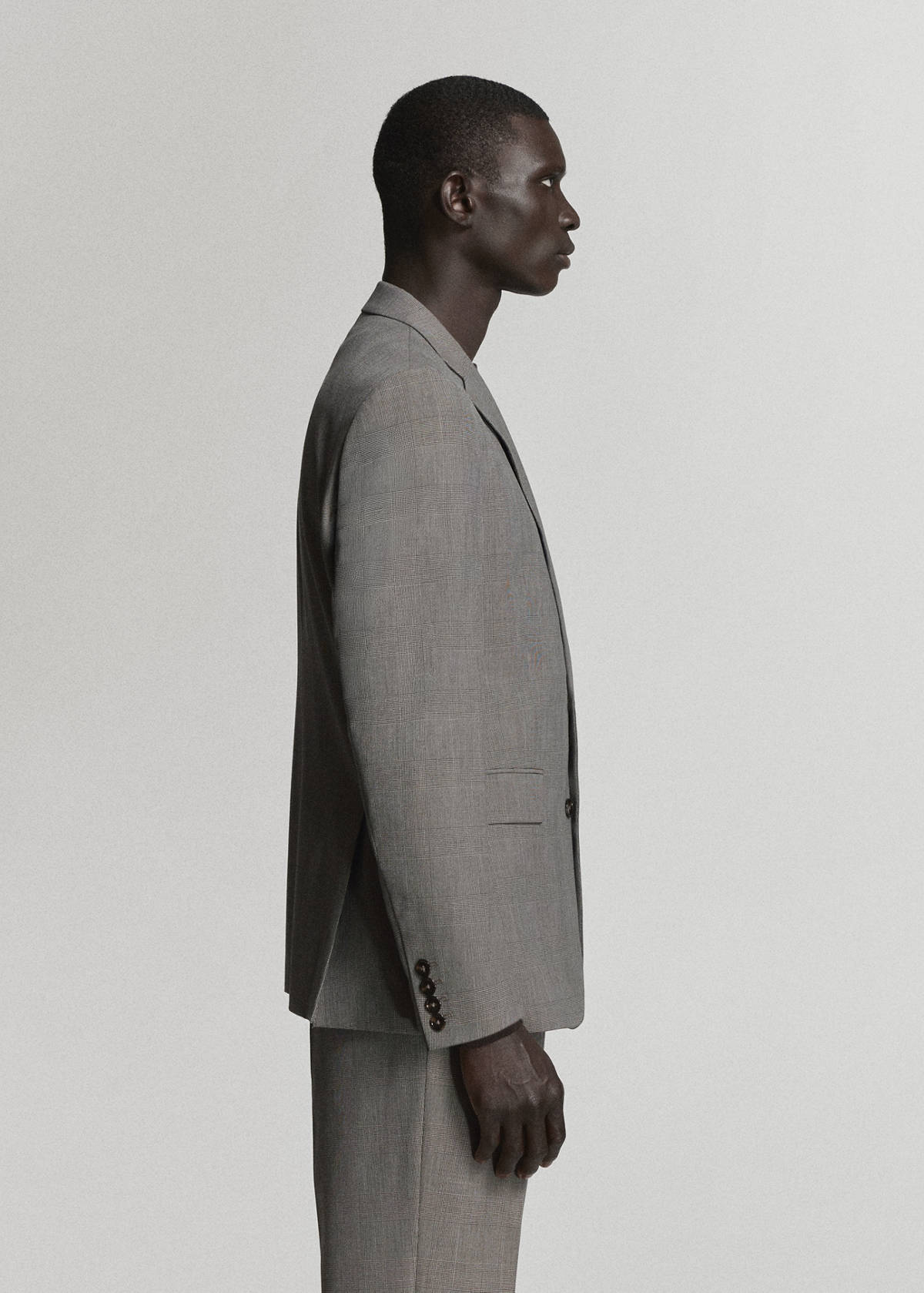 Milan slim-fit suit jacket — Brown