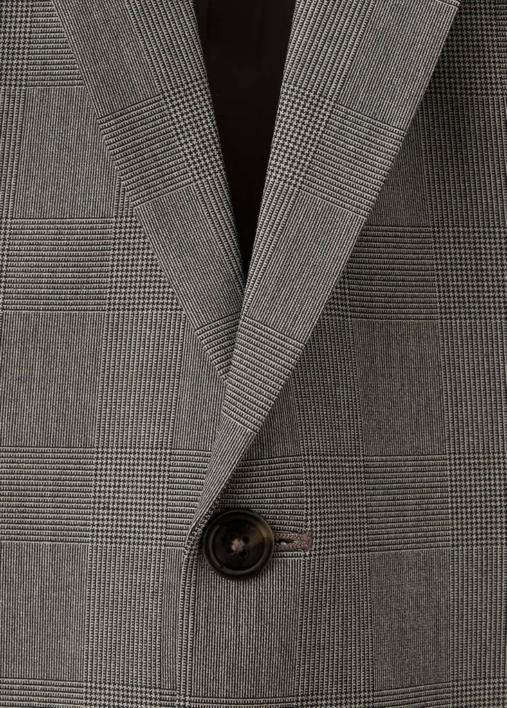 Milan slim-fit suit jacket — Brown