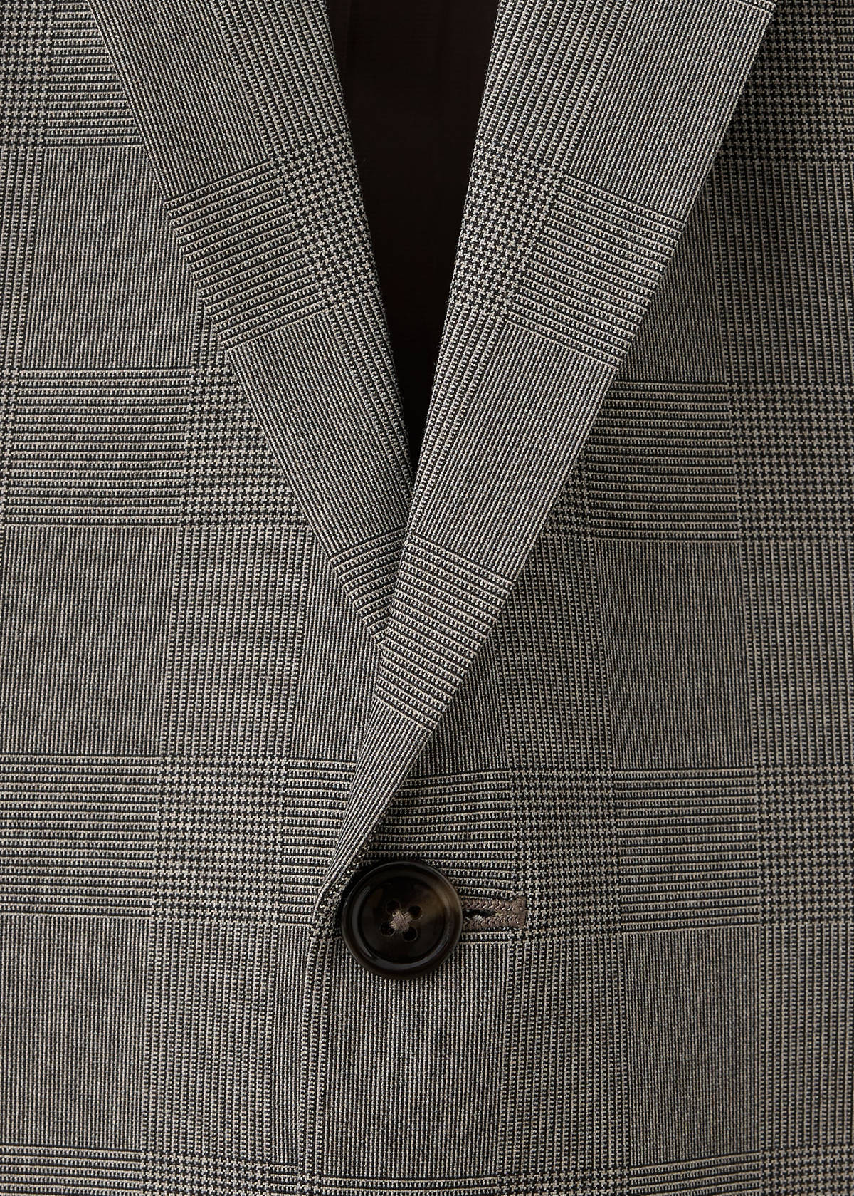 Milan slim-fit suit jacket — Brown