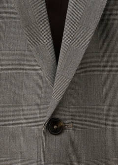 Milan slim-fit suit jacket — Brown 7