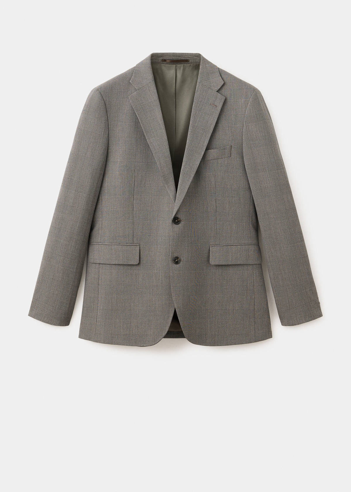 Milan slim-fit suit jacket — Brown