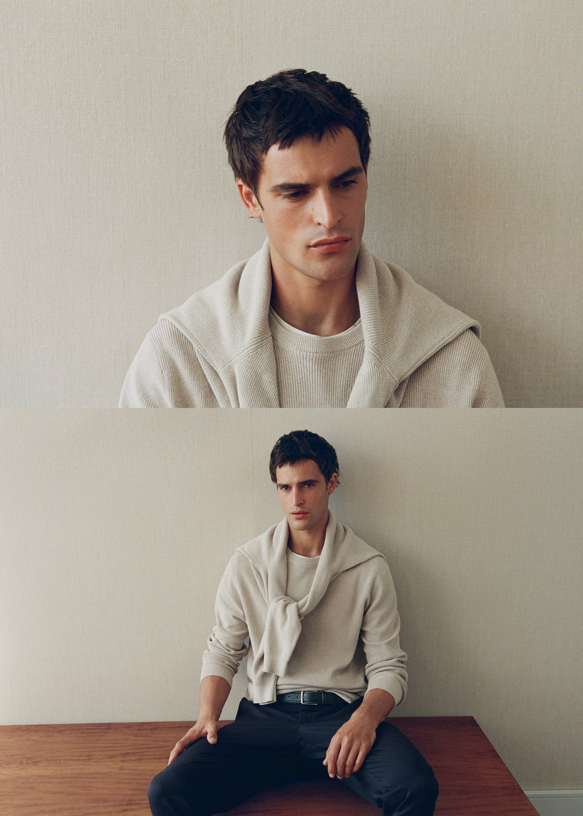 100% cotton fine ribbed knit jumper - Details of the article 5