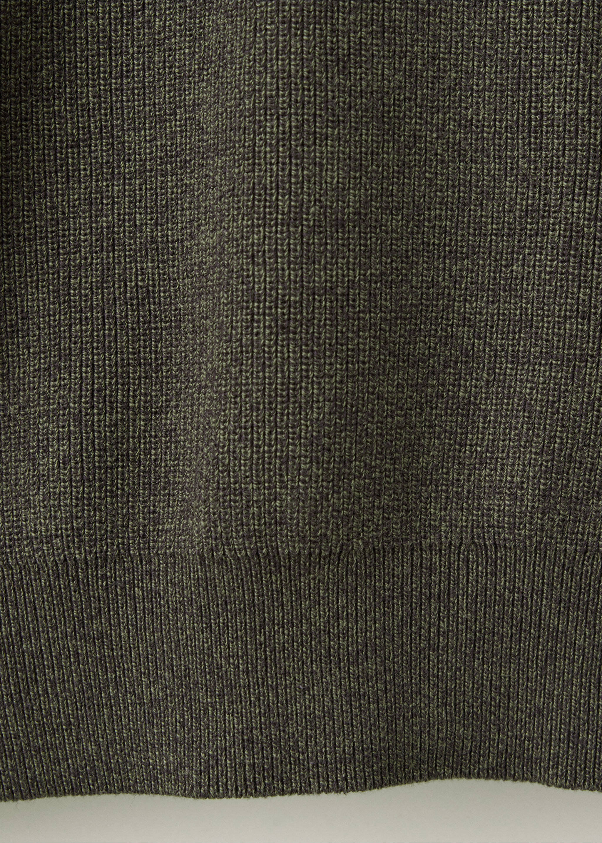 100% cotton knitted polo shirt - Details of the article 0, Dark Green. Ref: 37075157-00.
