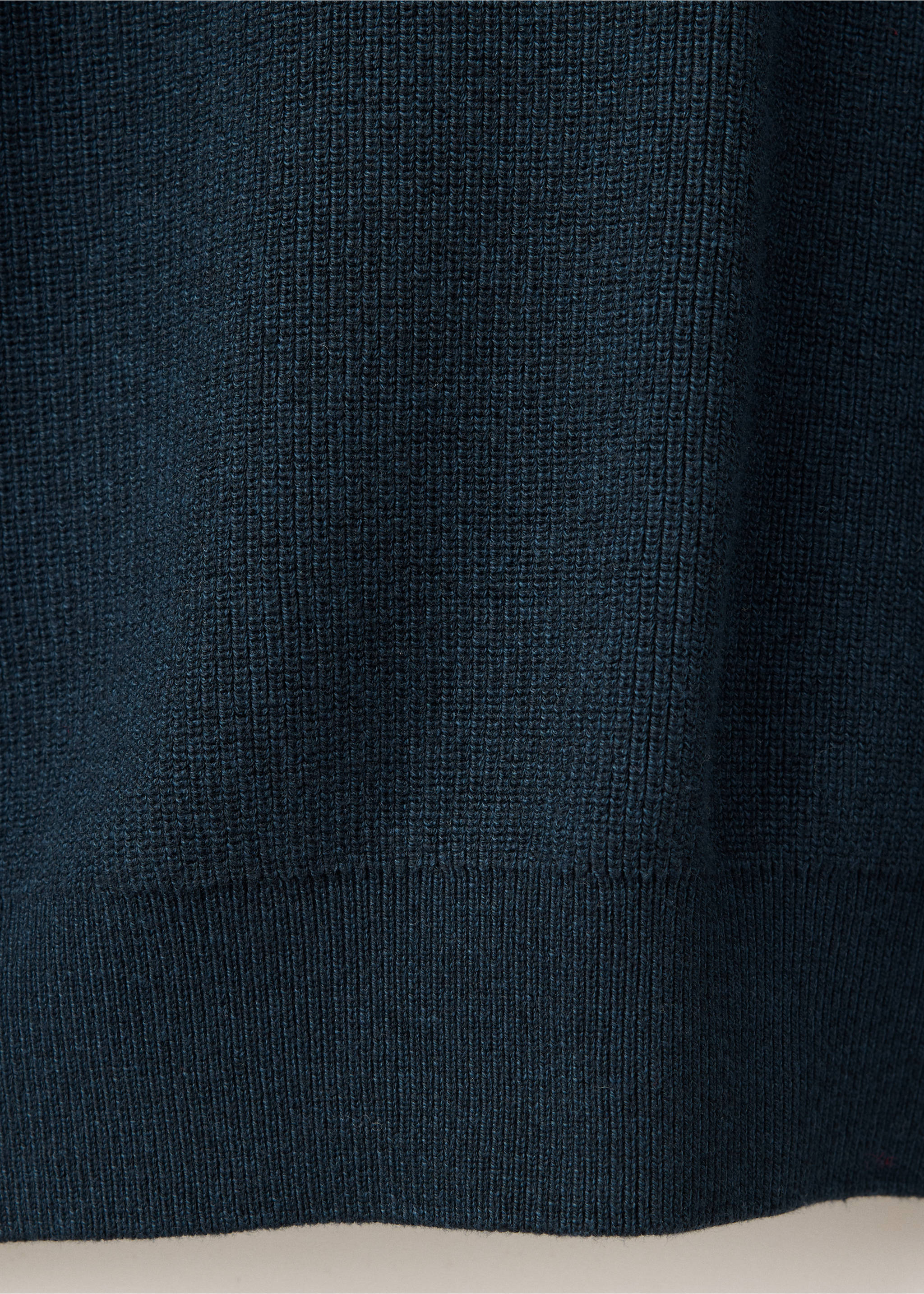 100% cotton knitted polo shirt - Details of the article 0, Navy. Ref: 37075157-00.