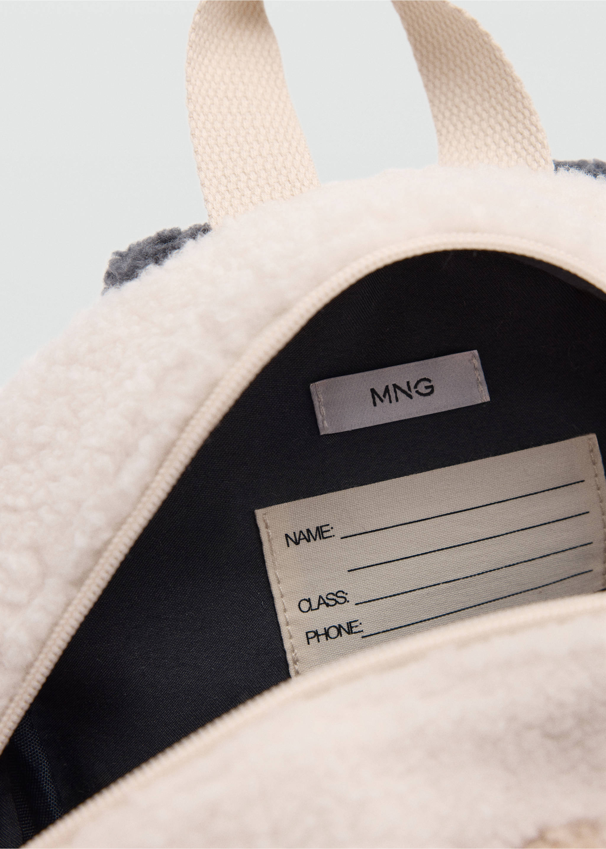 Doggy backpack - Details of the article 2, Ecru. Ref: 37075158-00.