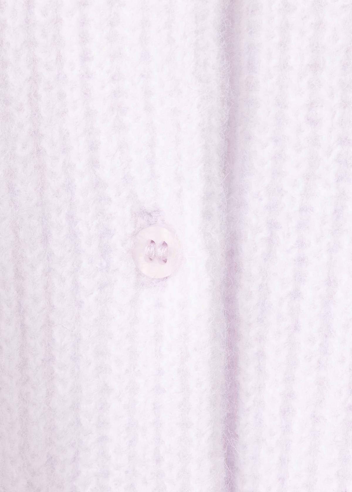 Ribbed knitted cardigan — Light/Pastel Purple