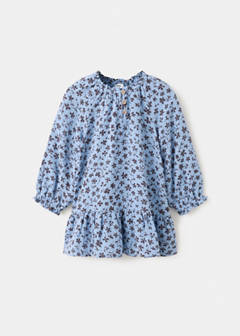 Flower print dress — Blue 2
