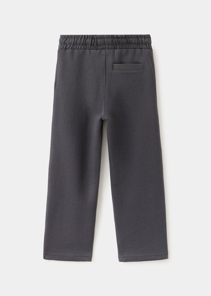 Wide leg jogger trousers — Charcoal
