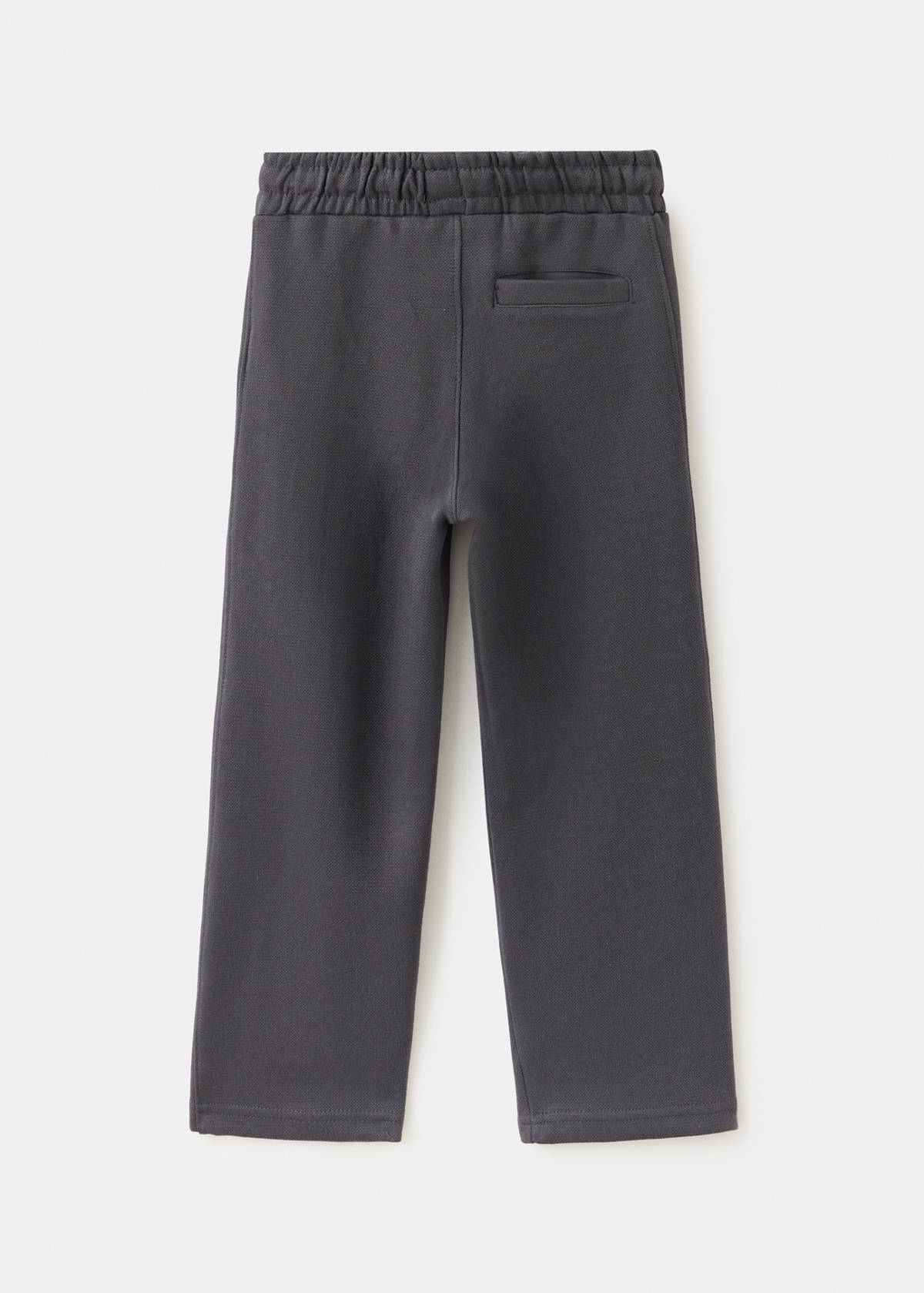 Wide leg jogger trousers — Charcoal