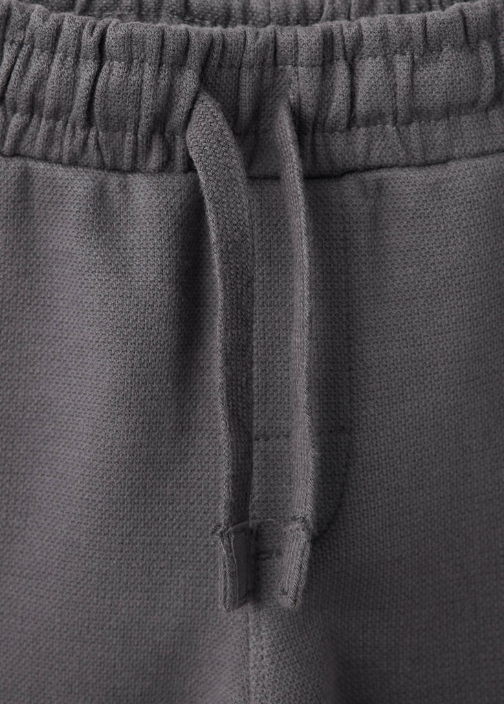 Wide leg jogger trousers — Charcoal