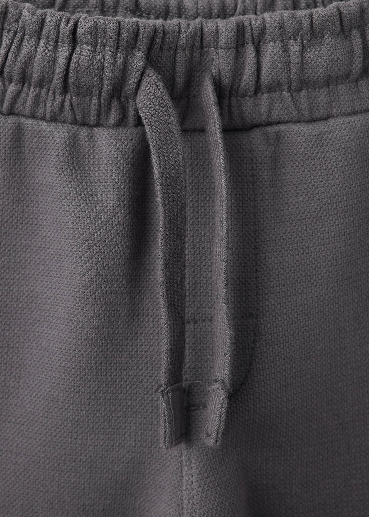 Wide leg jogger trousers — Charcoal