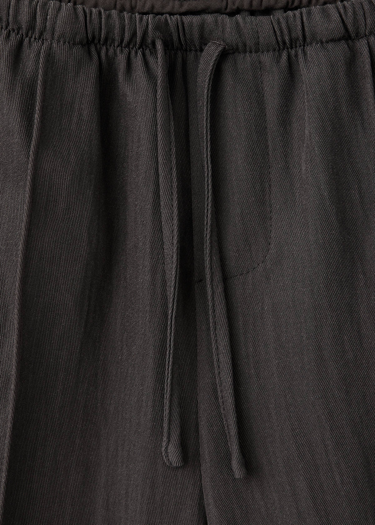 Straight-leg trousers with seam detail — Brown