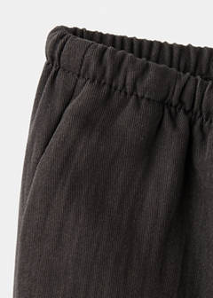 Straight-leg trousers with seam detail — Brown 6
