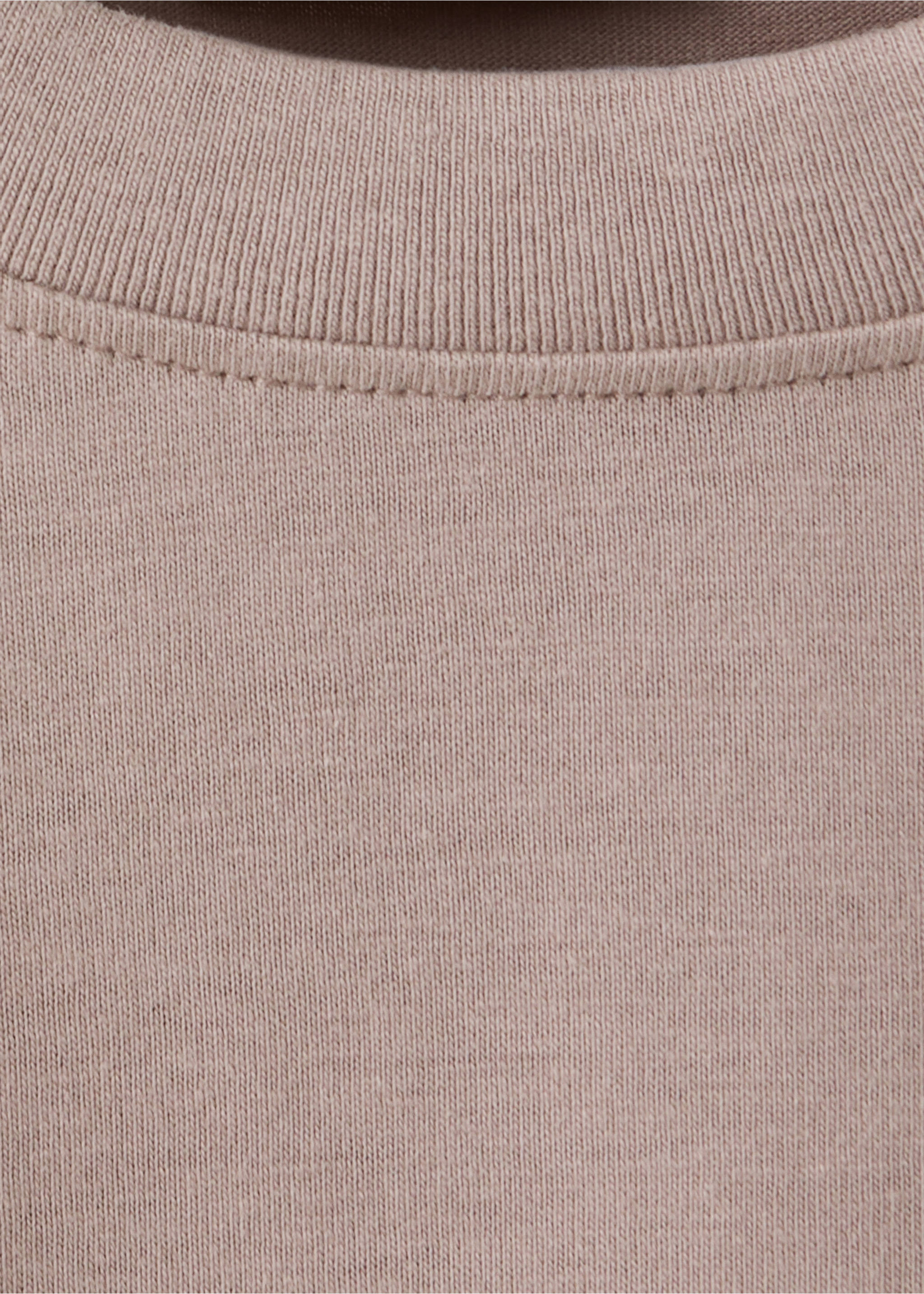 Camiseta algodón estampada - Detalle del artículo 0, Marrón medio. Ref: 37075166-00.