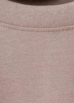 Printed cotton-blend t-shirt — Medium Brown 6