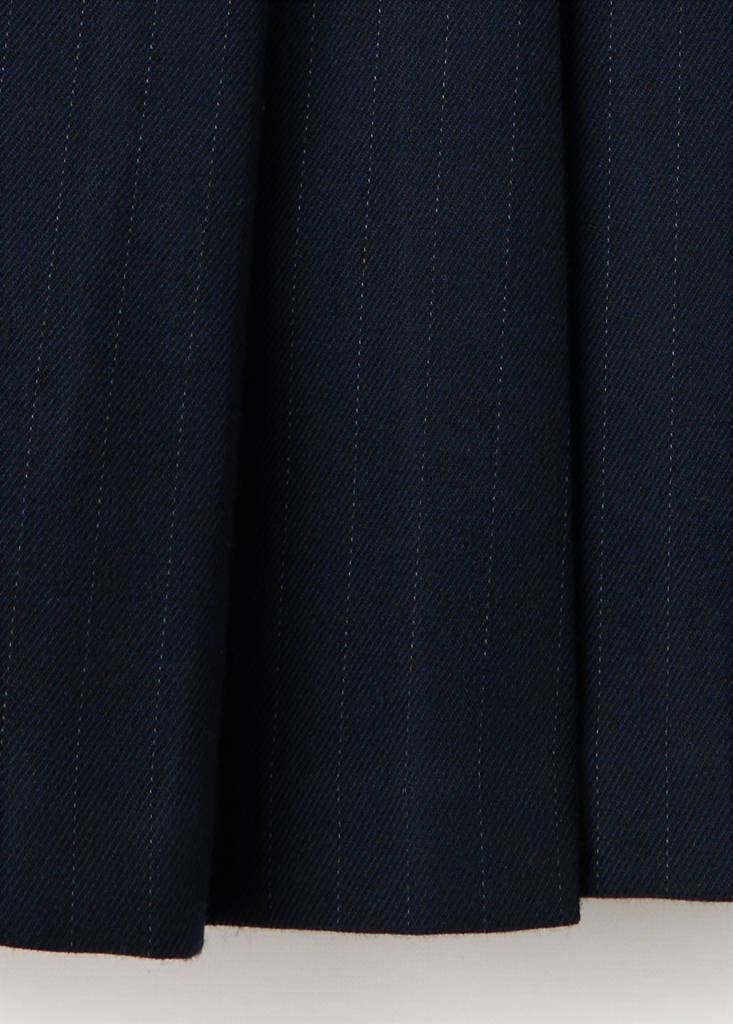 Pinstripe skort — Navy