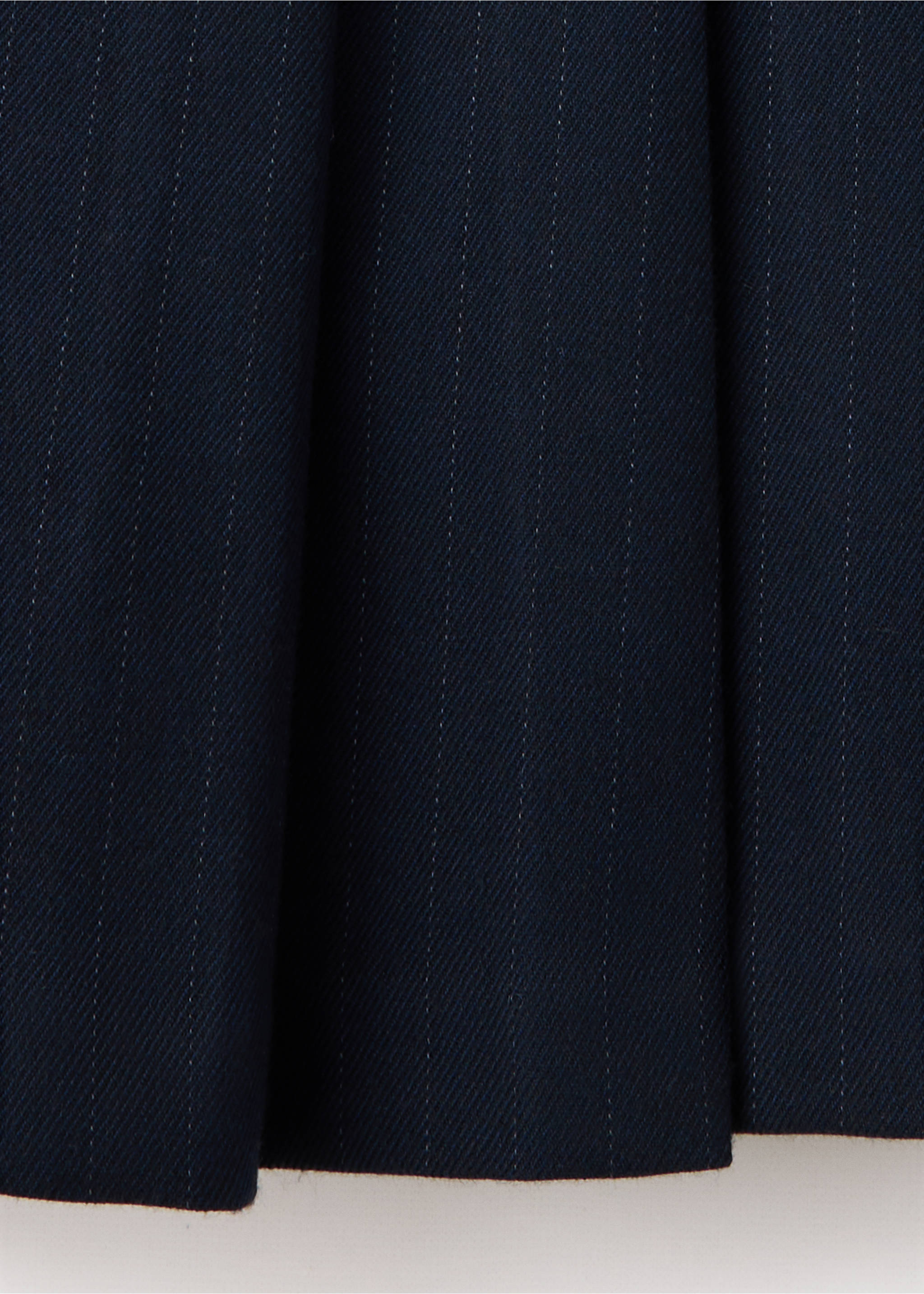 Pinstripe skort - Details of the article 0, Navy. Ref: 37075169-00.