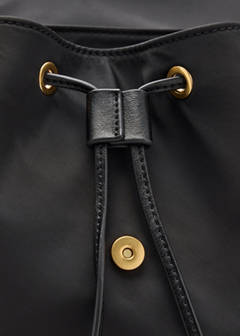 Backpack with buckle pockets — Black 4