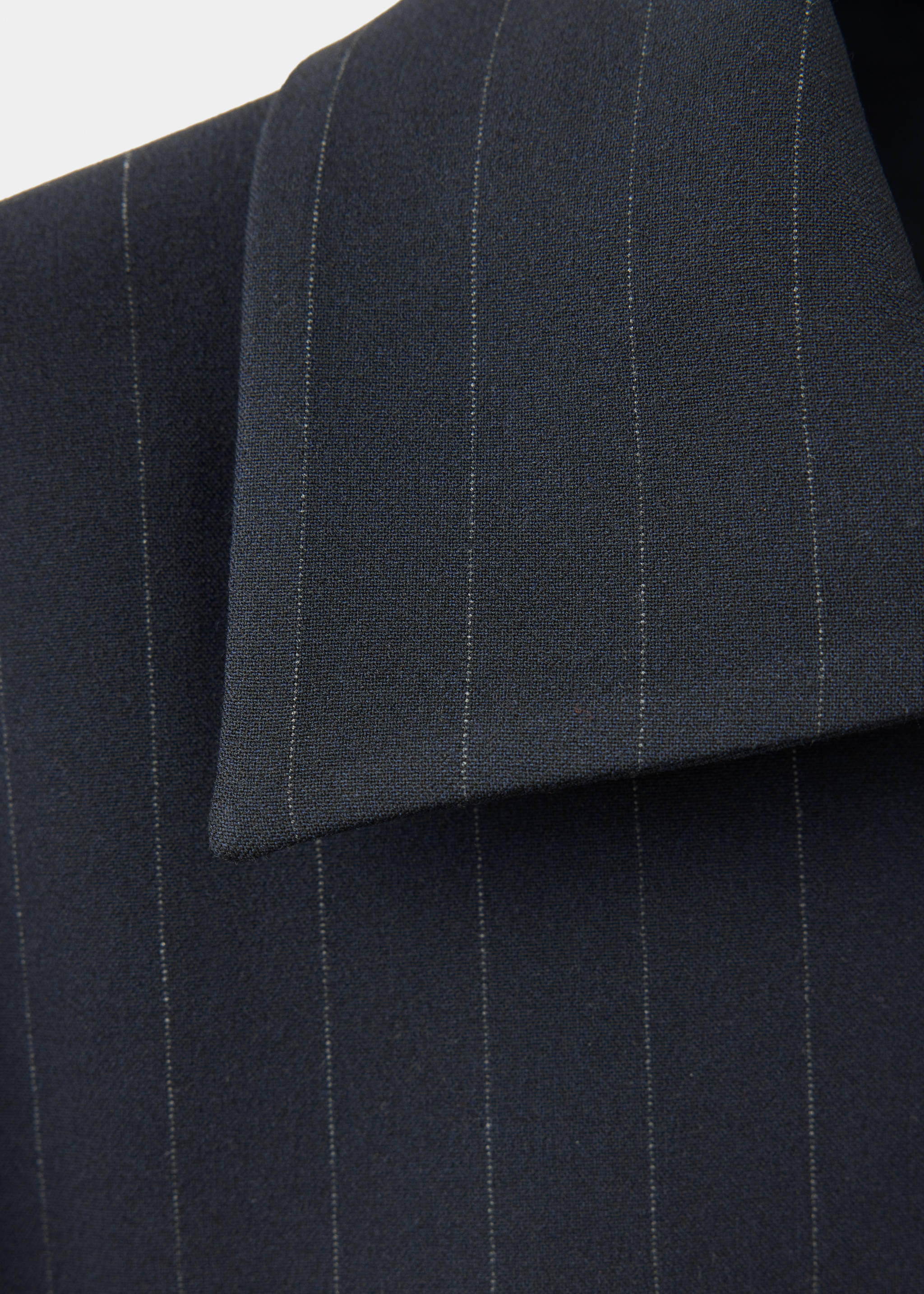 Pinstripe shirt-style waistcoat - Details of the article 8