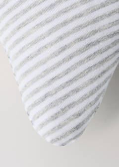 Striped star baby rattle — Medium Grey 2