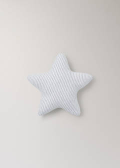 Striped star baby rattle — Medium Grey 3