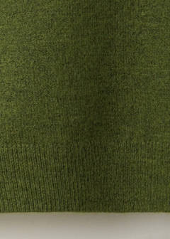 V-neck buttoned cardigan — Olive Green 7