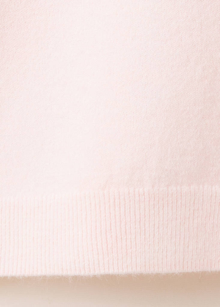 V-neck buttoned cardigan — Pastel Pink