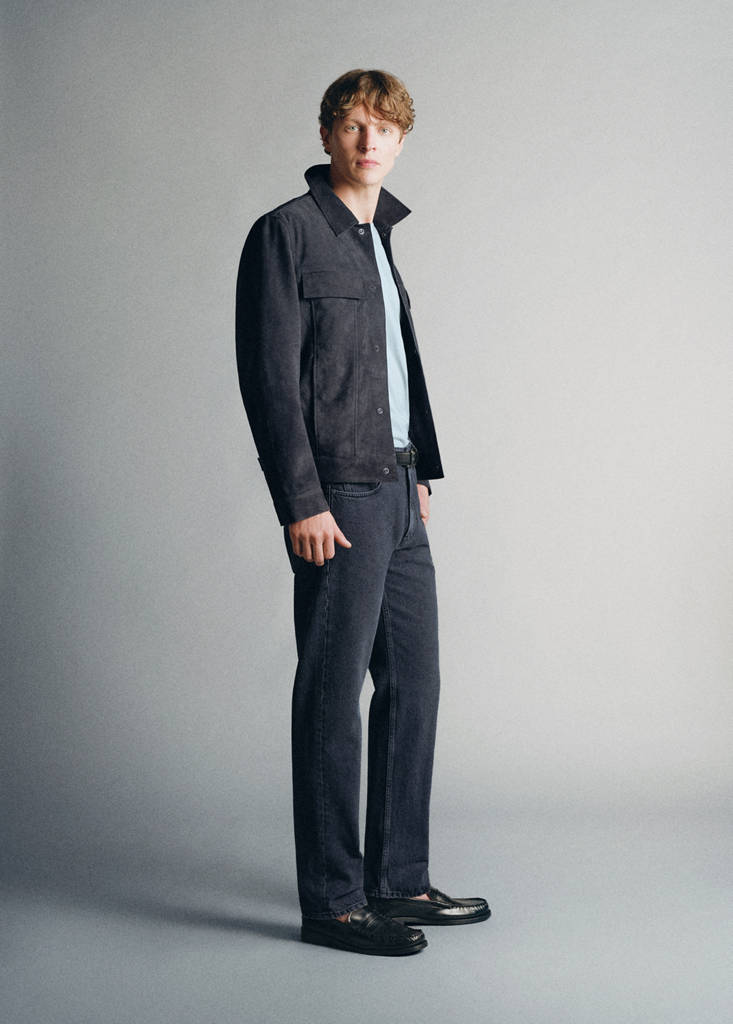 100% leather jacket with pockets - thumbnail 6