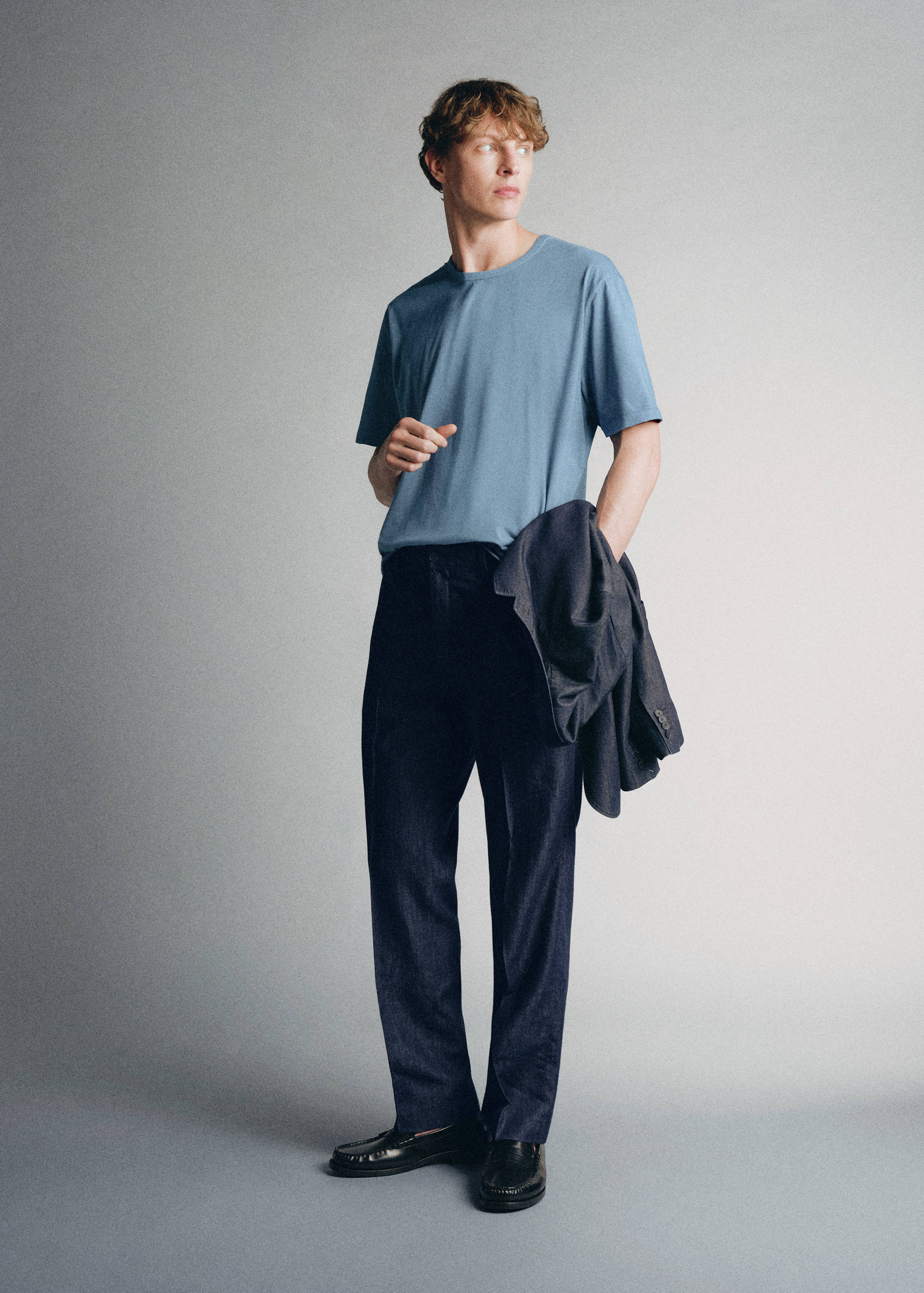 Italian cotton-lyocell jeans - Details of the article 2