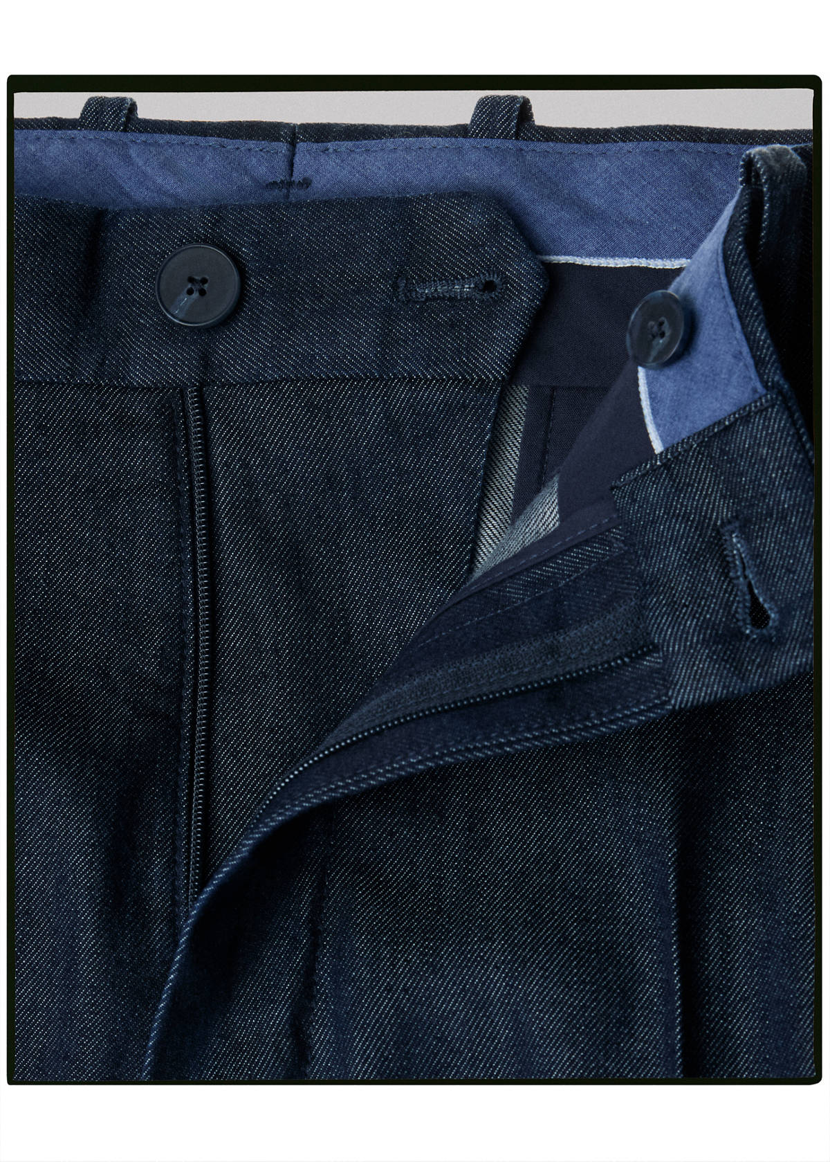 Italian cotton-lyocell jeans — Indigo Blue