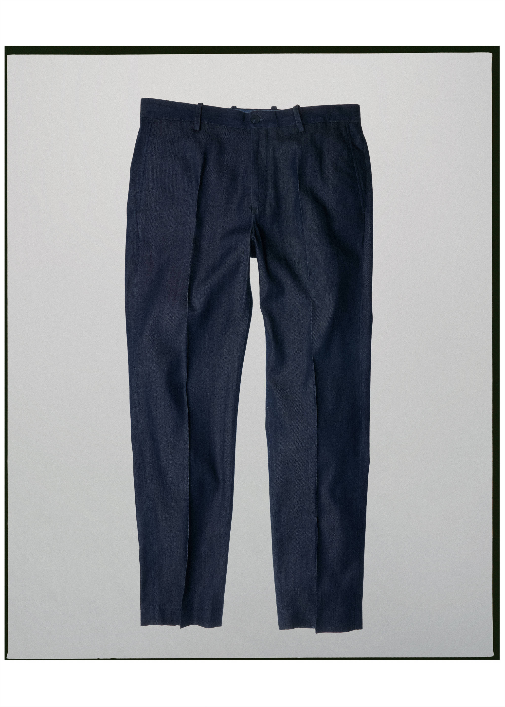 Italian cotton-lyocell jeans - Article without model, Indigo Blue. Ref: 37075838-00.
