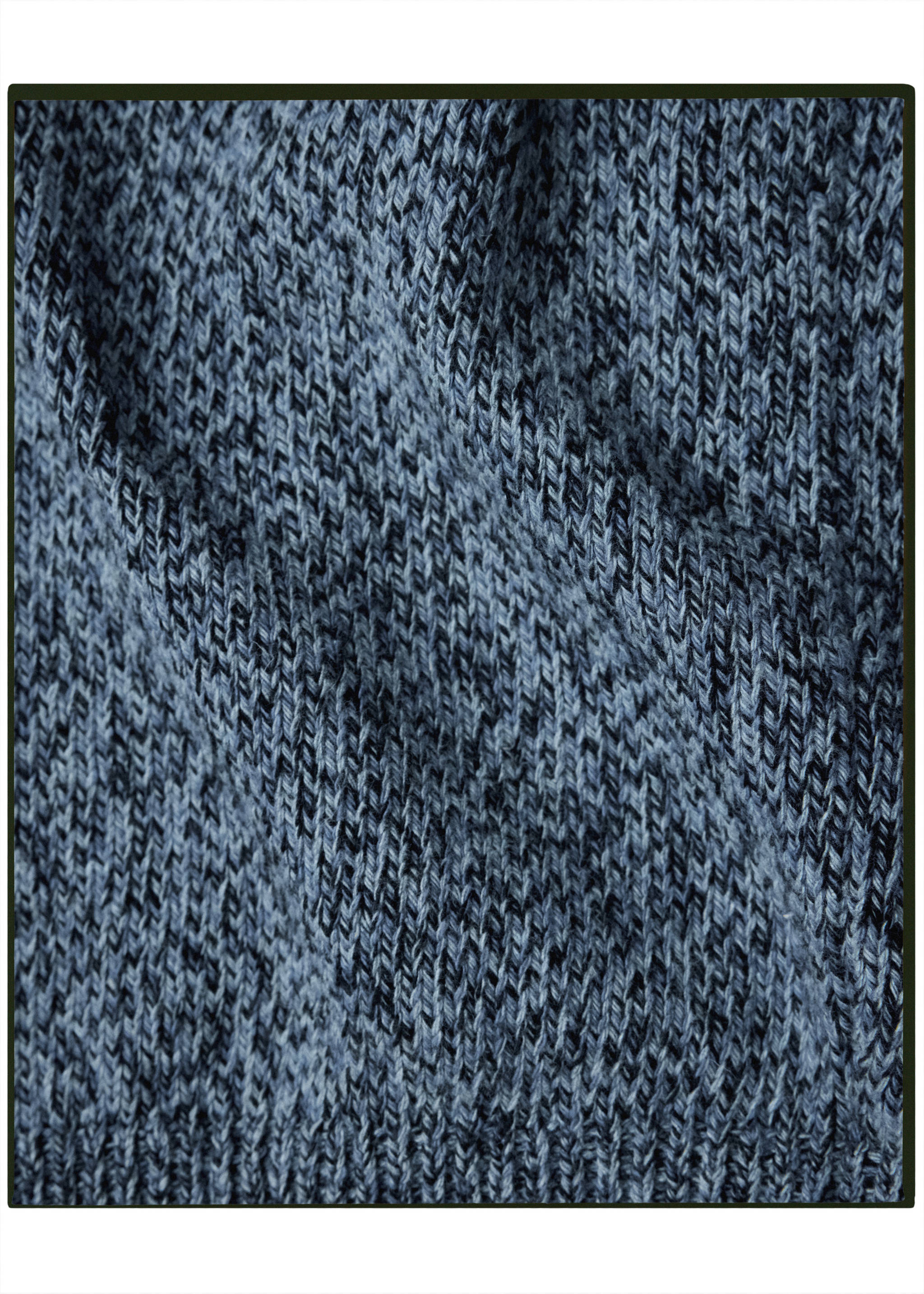 100% cotton knitted polo shirt, made in Italy - Details of the article 0, Indigo Blue. Ref: 37075840-00.