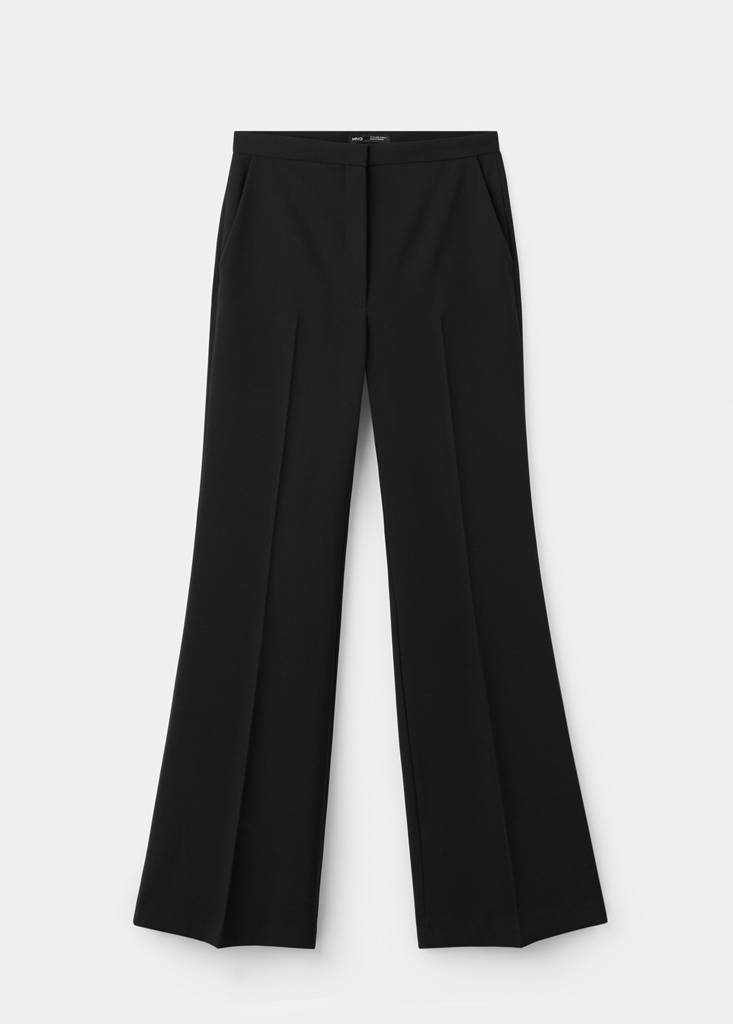 High-waist suits trousers — Black