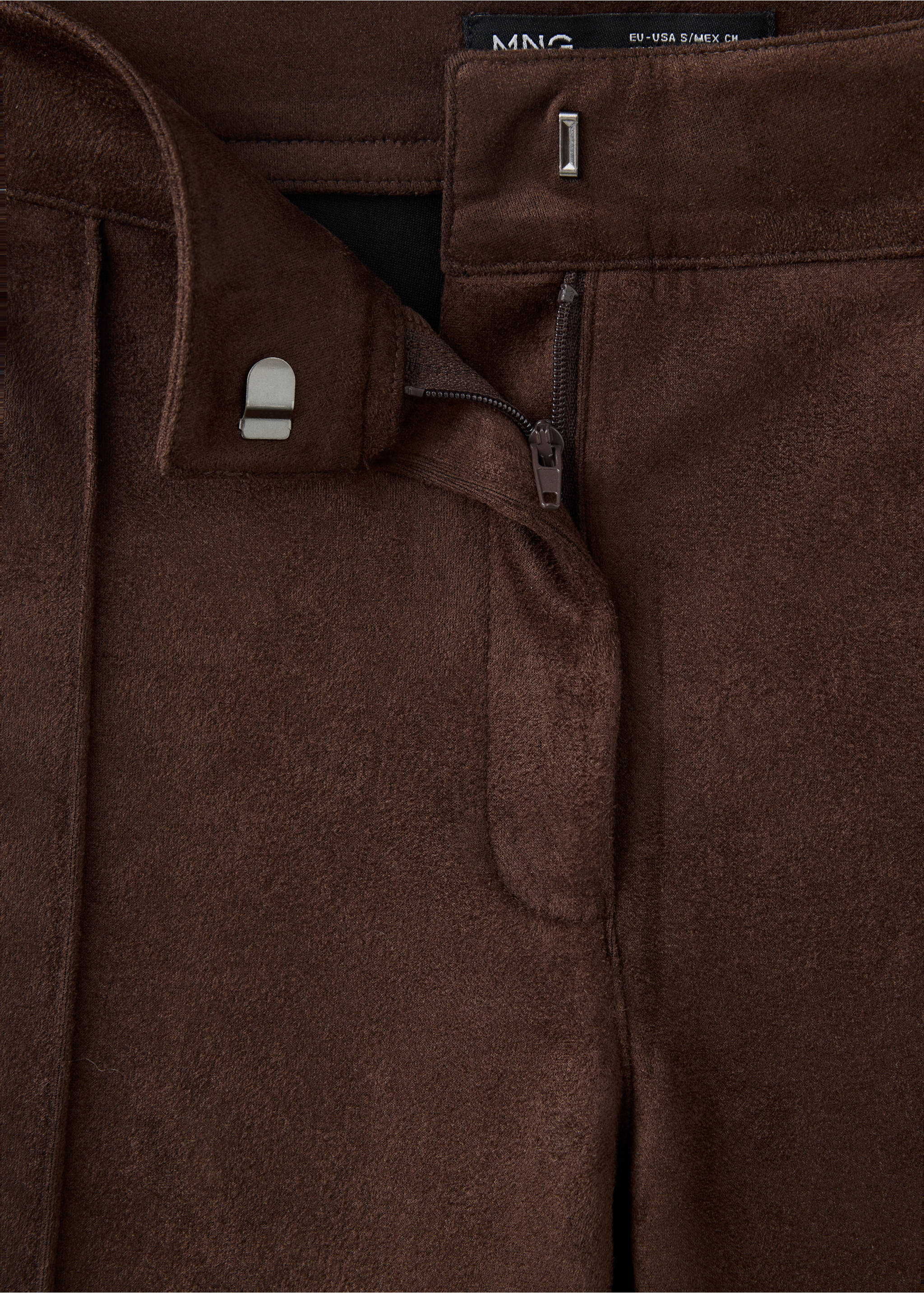 Pantalon ante - Détail de l'article 8, Marron. Ref: 37075849-00.
