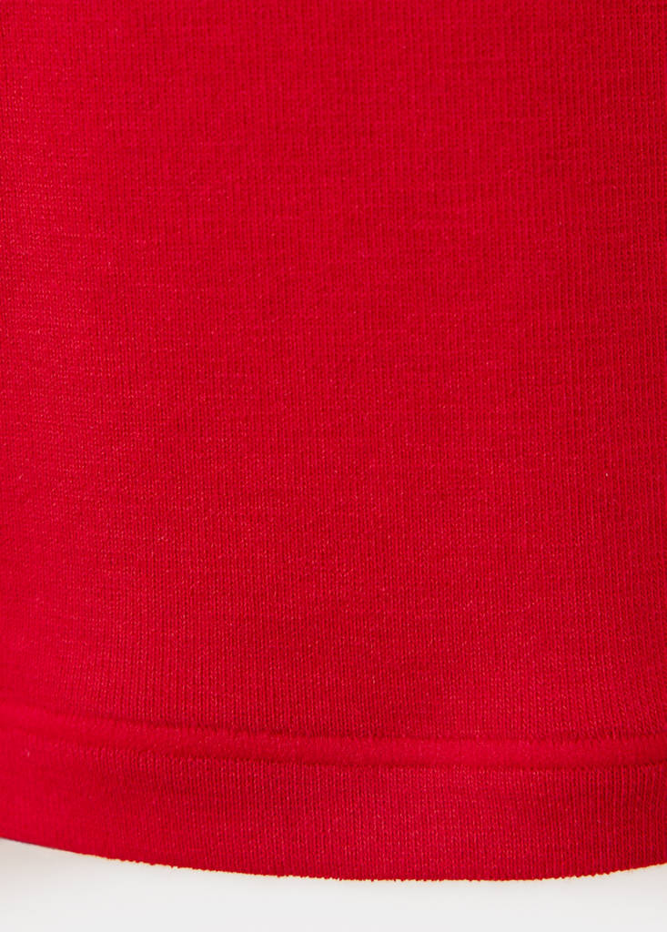 Fitted striped T-shirt — Red