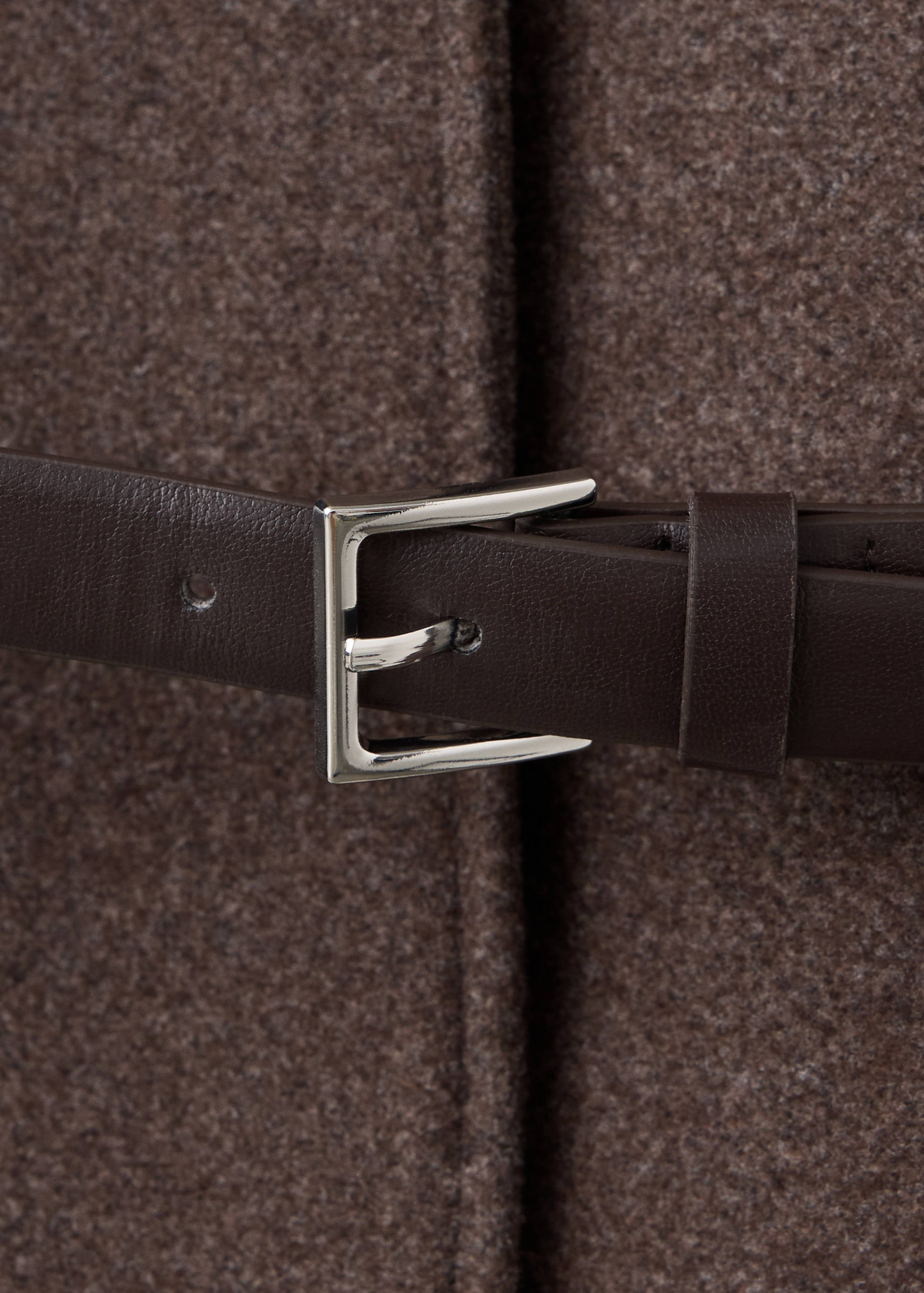 High neck belted jacket - Details of the article 8