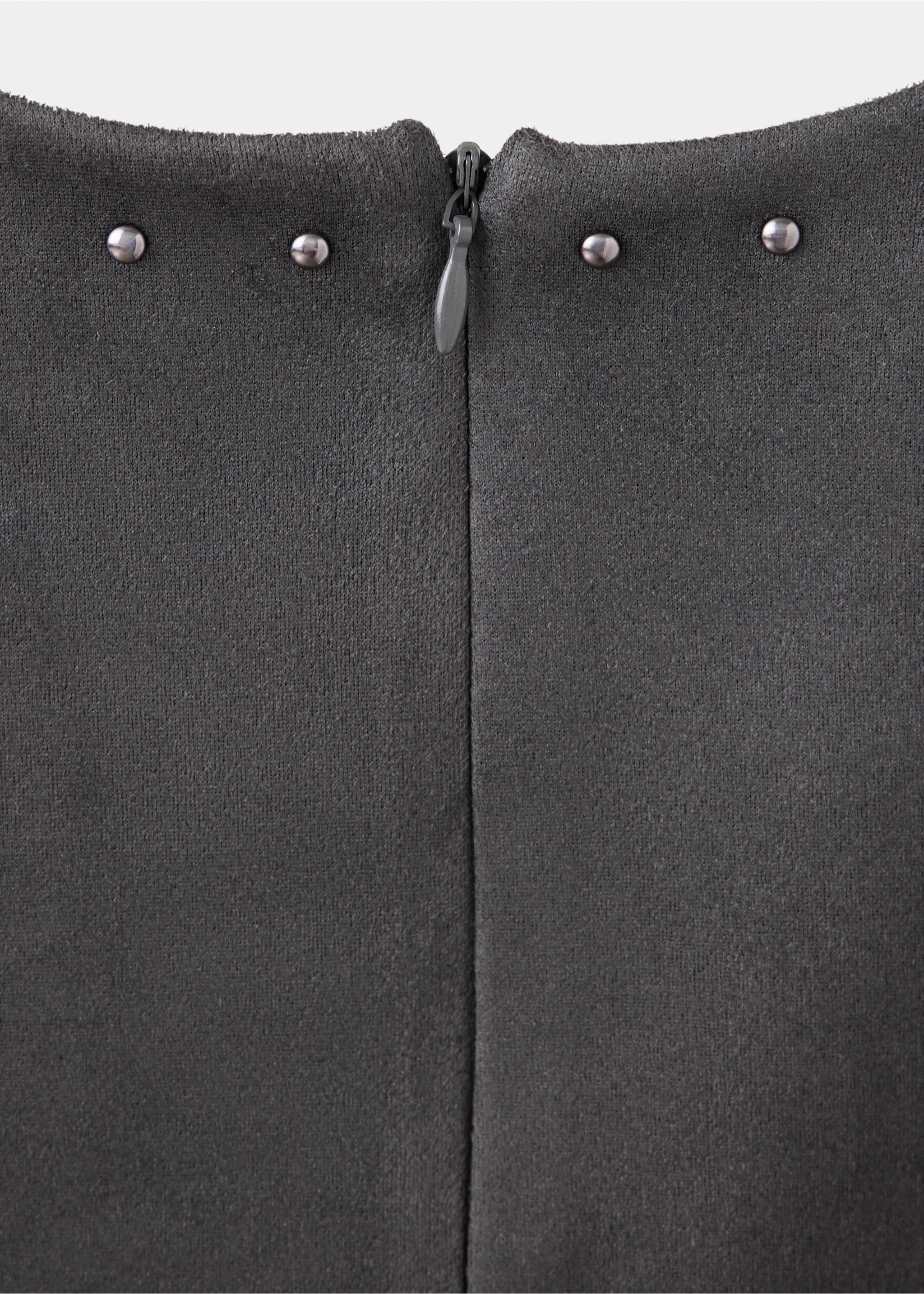 Top droit à clous - Détail de l'article 0, Gris. Ref: 37075853-00.