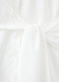 Straight-fit shirt with bow detail — Off White 7